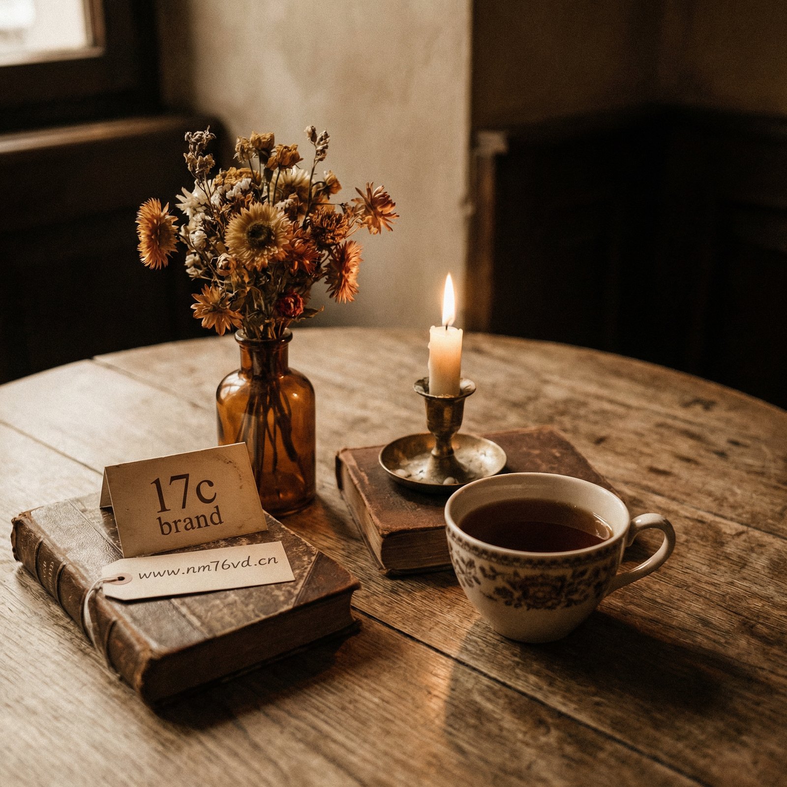 17c复古摄影作品：咖啡馆的角落